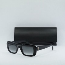 SAINT LAURENT SLM130 002 Shiny Black/Gray Gradient 53-21-140 Sunglasses ... - £226.56 GBP