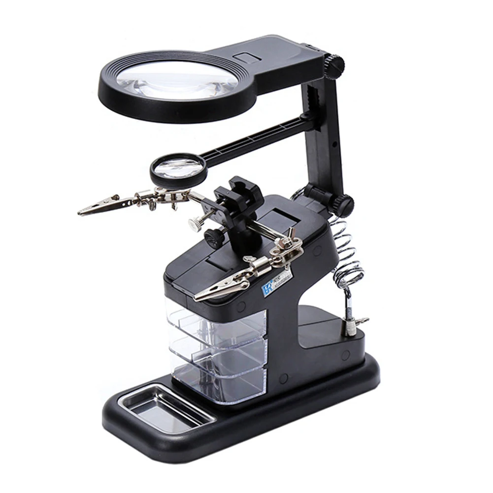 3X 4.5X 25X Welding Magnifier Soldering  Stand Welding Tool Magnifying G... - $2,533.62 MXN