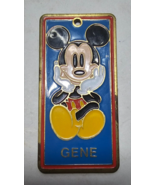 Walt Disney World Mickey Mouse  Metal Golf Bag Luggage Name Tag Gene - $284.15 MXN