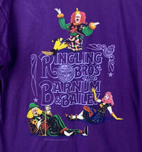 Vintage Ringling Bros T Shirt Single Stitch Barnum &amp; Bailey Circus USA 9... - £23.53 GBP