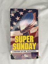 NFL Films presents Super Sunday; A History of the Super Bowl VHS 1988 - $2.97