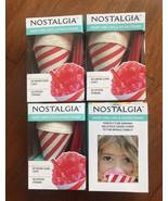 NIB 4 packs Nostalgia 20 Snow Cone Cups and 20 Spoon Straws each pack - ... - $29.97