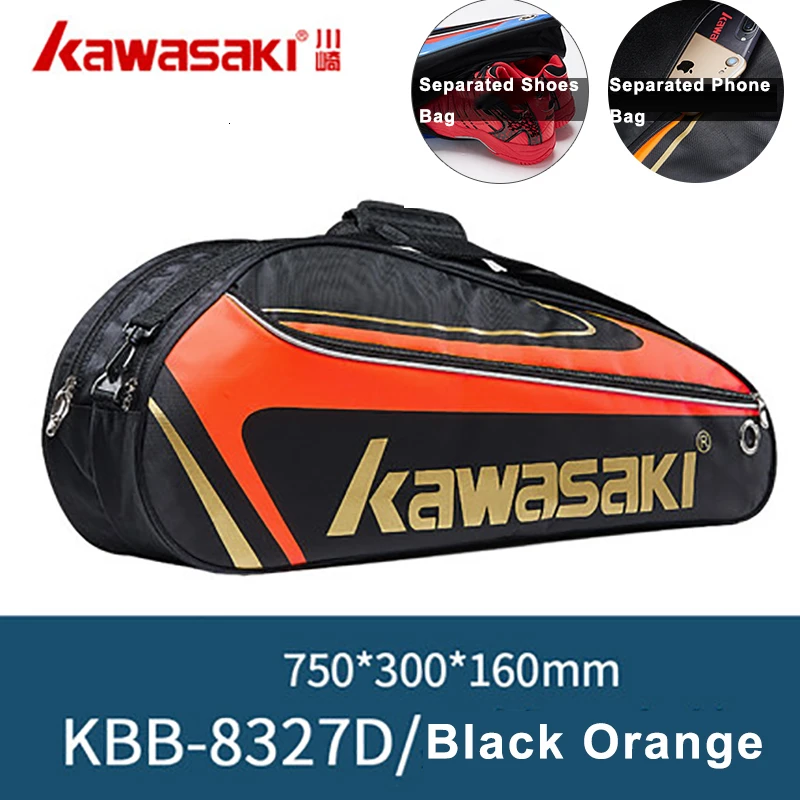 Sporting Kawasaki Badminton Bag Waterproof Single Shoulder Squash Racquet Tennis - £56.10 GBP