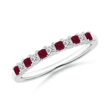 Authenticity Guarantee

Angara Natural Square Ruby and Diamond Wedding Ring i... - £695.60 GBP