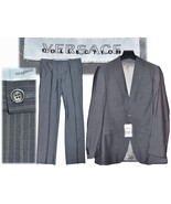VERSACE Men&#39;s Suit 52 EUropeia / 42 UK / 42 USA EVEN - 85% VE01 T3P - £304.18 GBP