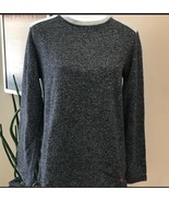 TOMMY BAHAMA Large Grey heather Sweatshirt Fleece Lined Pullover L  Marl... - £9.91 GBP