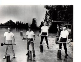 Young Men With Axes Seven Brides For Seven Brothers 8x10 photo J8122 - £7.82 GBP