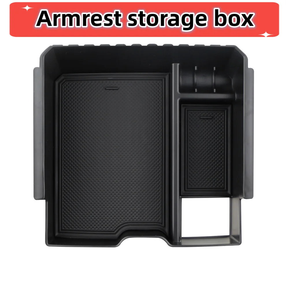 Armrest Storage Box Organizer Tray for FORD Ranger Everest 2023+ Interior Auto - £13.36 GBP