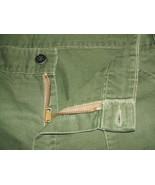 US Army PX &quot;Private-Purchase&quot; fatigue trousers 32X25  stud buttons 1950s... - $45.00