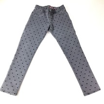 Girls Pants Jeggings Children&#39;s Place Size 10 Gray Polka Dots Pockets St... - $14.84