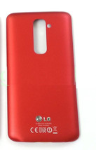 OEM LG G2D800 D801 D802 D803 D805 LS980 Back Battery Door Cover VERIZON logo red - £7.82 GBP