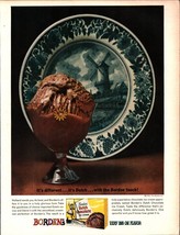 1964 Borden&#39;s Ice Cream Dessert Vintage Print Ad Dutch wind mill c6 - $25.98
