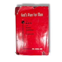 Gods Plan For Man By Rev Finis Jennings Dake 1949 Vintage Christian Hard... - $16.95