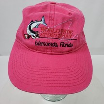 Vintage World Wide Sportsman Florida Distressed Hat Cap w/ Embroidery On... - $19.43