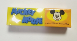 Disney Mickey Mouse Old Eraser Retro MITSUBISHI Rare Yellow Vintage Mini Size - £14.06 GBP