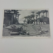 Palm Circle Villas Daytona Beach FL Florida Postcard Vintage Real Photo RPPC  - £3.18 GBP