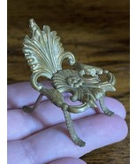 Antique Dollhouse Fancy Small Ormolu Chair Miniature - $664.98 MXN