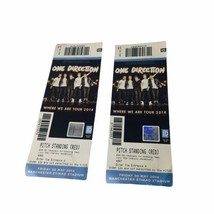 2014 (2) TICKETS -ONE DIRECTION CONCERT TICKET STUBS MANCHESTER ETIHAD S... - $94.99