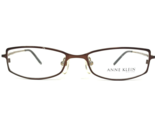 Anne Klein Eyeglasses Frames AK 9068 443 Brown Rectangular Full Rim 50-1... - $37.19