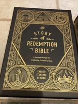 ESV Story of Redemption Bible: Black Top grain leather - Greg Gilbert notes - £68.64 GBP