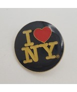 I Heart NY I Love New York City Collectible Round Lapel Hat Pin - €14,37 EUR