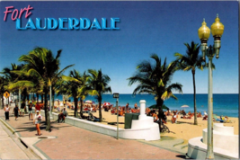 Postcard Florida Fort Lauderdale Beach Fun in the Sun Scenic View 6 x 4&quot; - £3.53 GBP