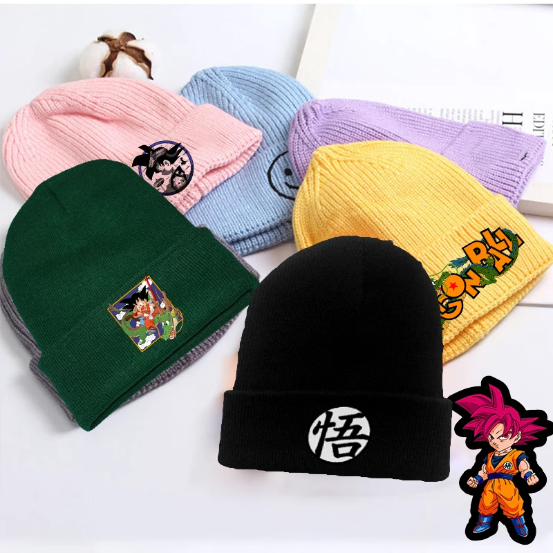 Dragon Ball Knit Hat for Boys Girls Autumn Winter Warm Kids Beanie Adult - £10.42 GBP