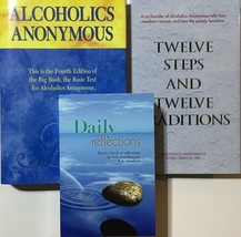 Alcoholics Anonymous Twelve Steps &amp; Twelve Traditions Daily Reflections Set NEW - £47.21 GBP