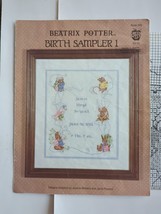 Green Apple Co # 550 Beatrix Potter Birth Sampler #1 Cross Stitch Pattern Chart - £14.93 GBP