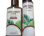 Bath &amp; Body Works Coconut Lime 10 oz Shower Gel 8oz Fragrance Mist See D... - $33.20