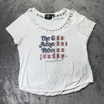 Harley Davidson The Great American Freedom Machine Slit Cut T-shirt Woma... - $28.00