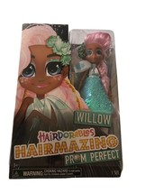 Hairdorables Hairmazing Prom Perfect Fashion Doll Willow Just Play Pink Hair - £11.47 GBP
