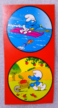 Smurfs Schlumpfe Schtroumpfs Estrumpfes ✱ 2 Vintage Antique Stickers 90´s (#2) - £12.64 GBP
