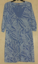 EXCELLENT WOMENS fresh produce PRINT KNIT DRESS / COVERUP W/ POCKETS  SI... - £22.06 GBP