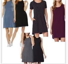 32 Degrees Cool Womens Short Sleeve Relaxed Fit Pullover Dress pick - $18.80+