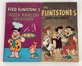 The Flintstones Books Paperback Jokes Riddles Pizza Parlor Mystery Vintage - $14.80