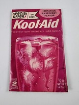 Kool-Aid 1970s Vintage Raspberry Packet Unopened NOS - £11.13 GBP