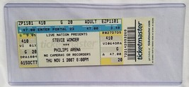 Stevie Wonder - Original 2007 Unused Whole Full Concert Ticket - £9.44 GBP