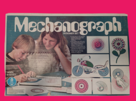 Vintage 70&#39;s Mechanograph Designer Set Sears Little Learners With Instructions - £11.96 GBP