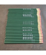 Vintage Eraser Pencil Lot 80s WOLVES Hollow Tree Wolf School University - $24.70