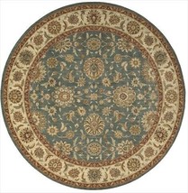 Nourison 67334 Living Treasures Area Rug Collection Aqua 5 ft 10 in. x 5 ft 10 i - £400.58 GBP