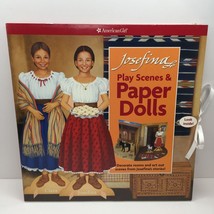 American Girl 1824 Josefina Play Scenes &amp; Paper Dolls Decorate Act Play Clara - £19.58 GBP