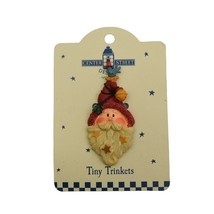 Tiny Trinkets Santa Kris Kringle Brooch Pin by Center Street Design Chri... - £6.31 GBP