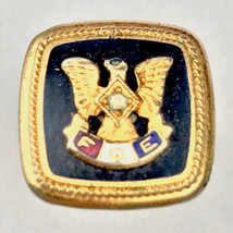 Fraternal Order Eagles Single Cuff Link Vintage Gold Tone F.O.E - £7.95 GBP