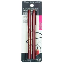 Maybelline Expert Eyes Twin Brow And Eye Pencils, Velvet Black [101], (Pack of - $8.90