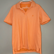 Izod men’s light orange short sleeve polo top size small - £8.44 GBP