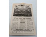 1971 Grand Teton National Park Travel Brochure - £28.41 GBP