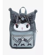 Sanrio Hello Kitty Kuromi Goth Gothic Lolita Fuzzy Figural Mini Backpack - $69.99