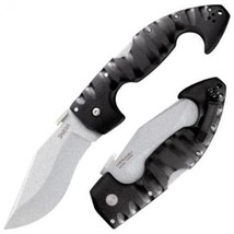 Cold Steel Spartan AUS10A Steel Folding Pocket Knife Black Ambidextrous - £49.17 GBP