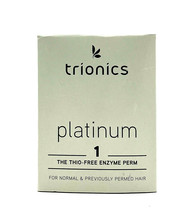 Trionics Platinum 1 The Thio-Free Enzyme Perm/Normal &amp; Previously Permed Hair - £19.25 GBP